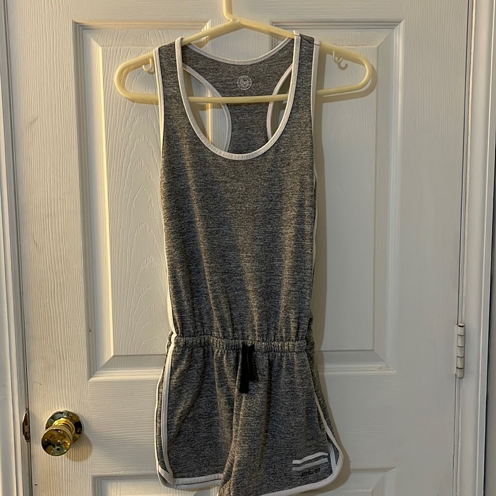 Sporty Gray Romper